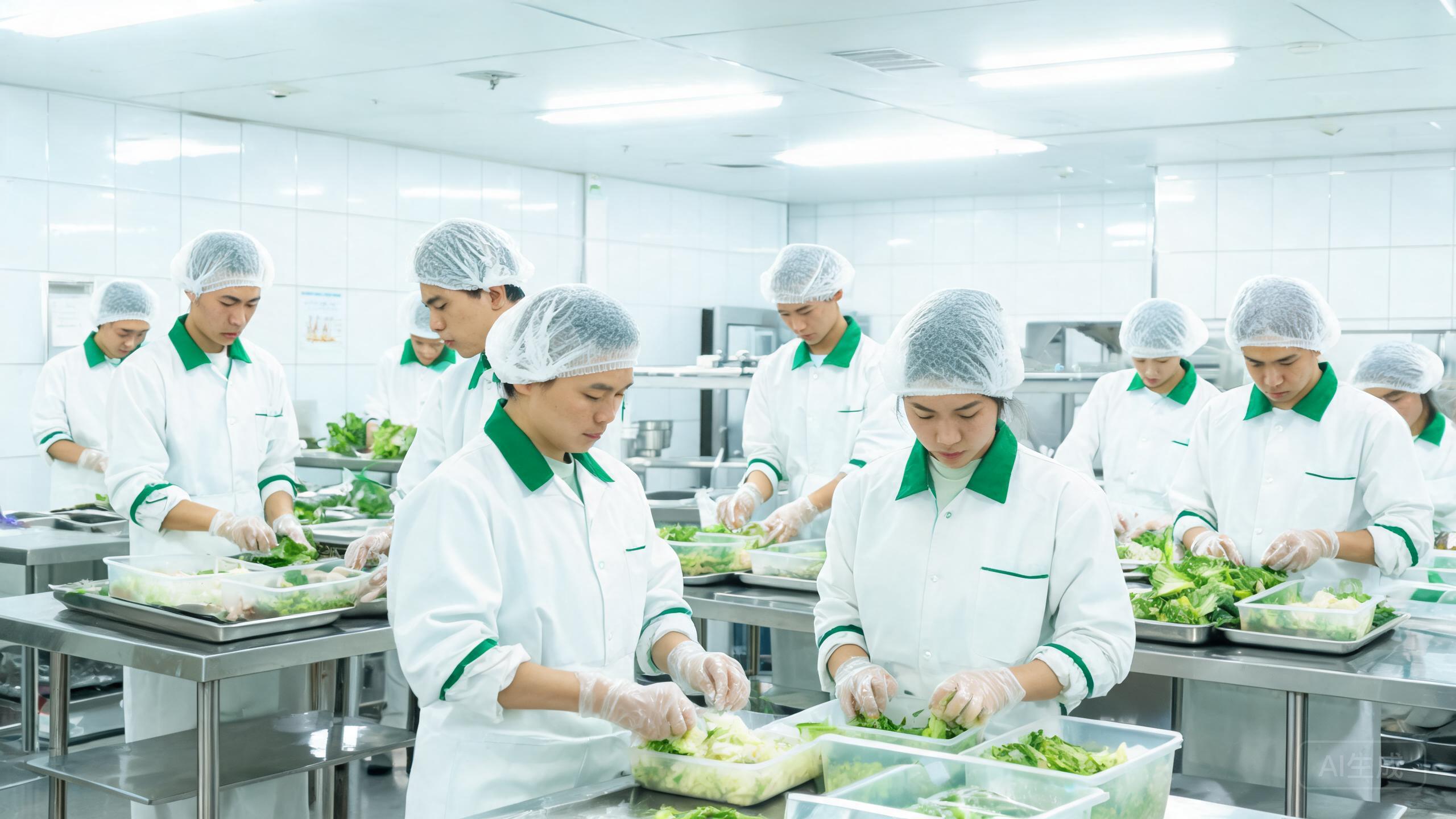 食品行业夏季短袖T恤定制方案